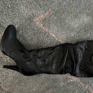 Jessica Simpson over the knee black boots